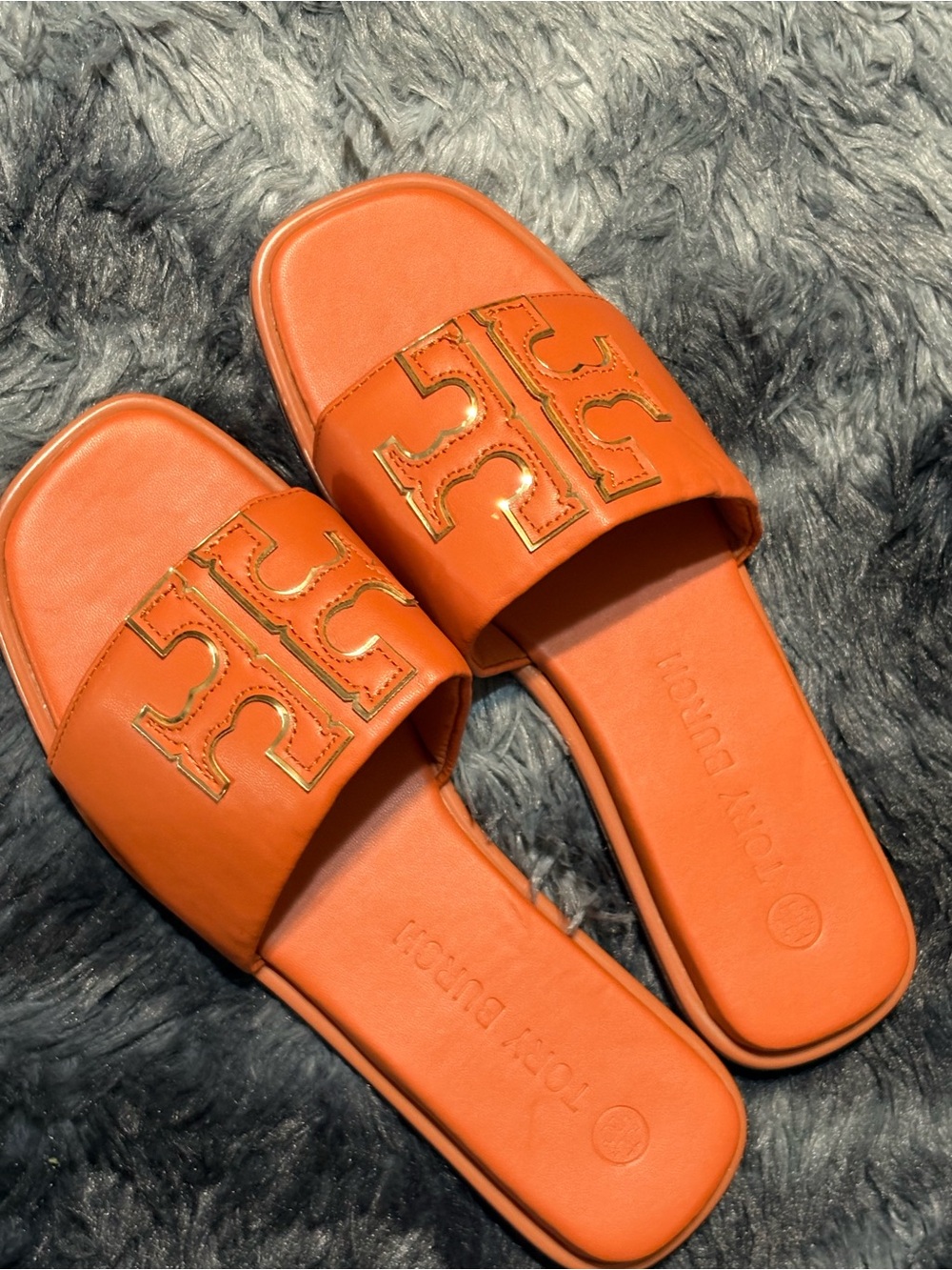 Tory Burch Orange Sandals